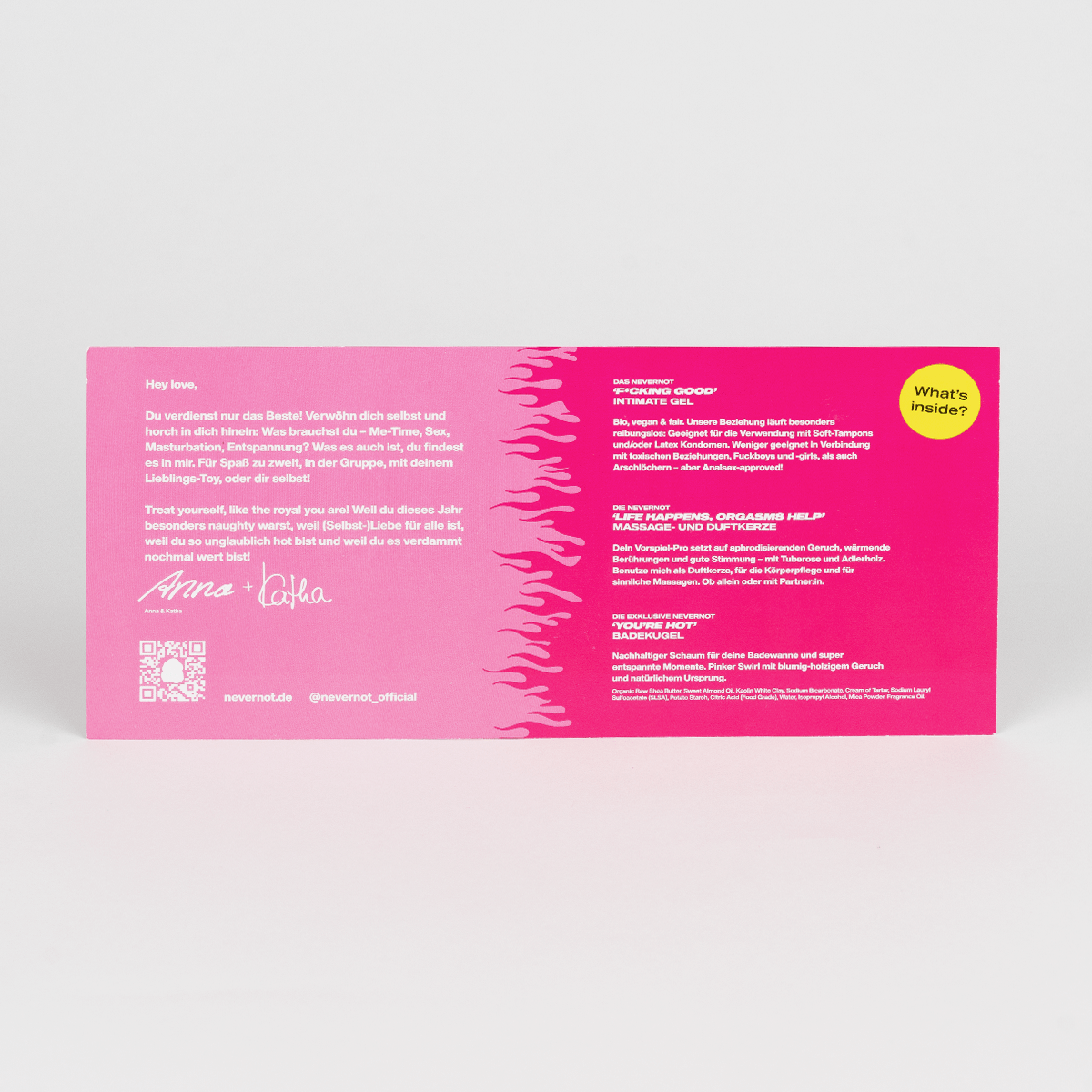 Duurzaam cadeau geschenkdoos sexual wellness
