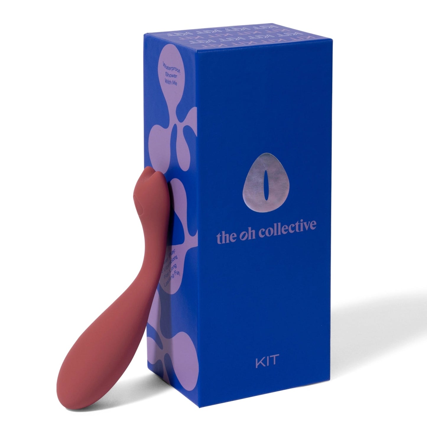Duurzame g-spot en clitoris vibrator, seksspeeltje van Oh Collective Kit via LieLei koraal kleur