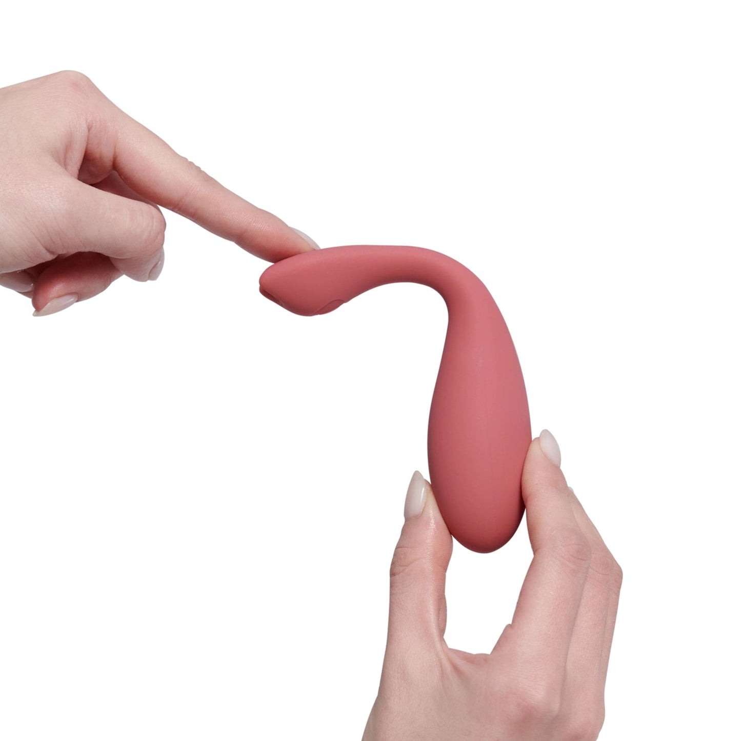 G - Spot & Clitoris Vibrator voor koppels - koraal, plasticvrij - Oh Collective & LieLei