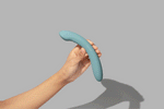 Duurzame Dubbelzijdige Vibrator van veilige materialen, ftalaatvrij, plasticvrij, medische siliconen