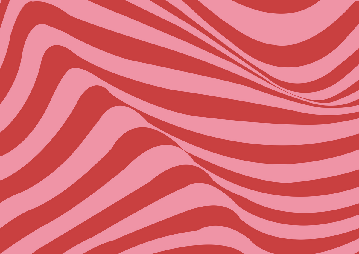 Golven in twee kleuren roze
