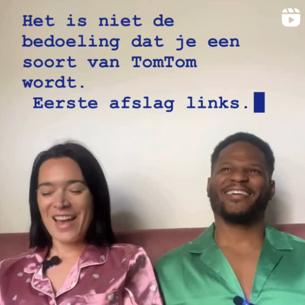 Still van Lieke en Leitoe tijdens een Talk van LieLei