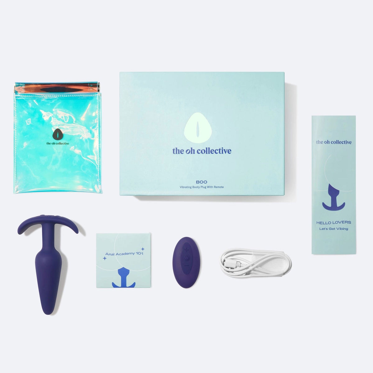 Safe anal toy - vibrating buttplug with remote controle