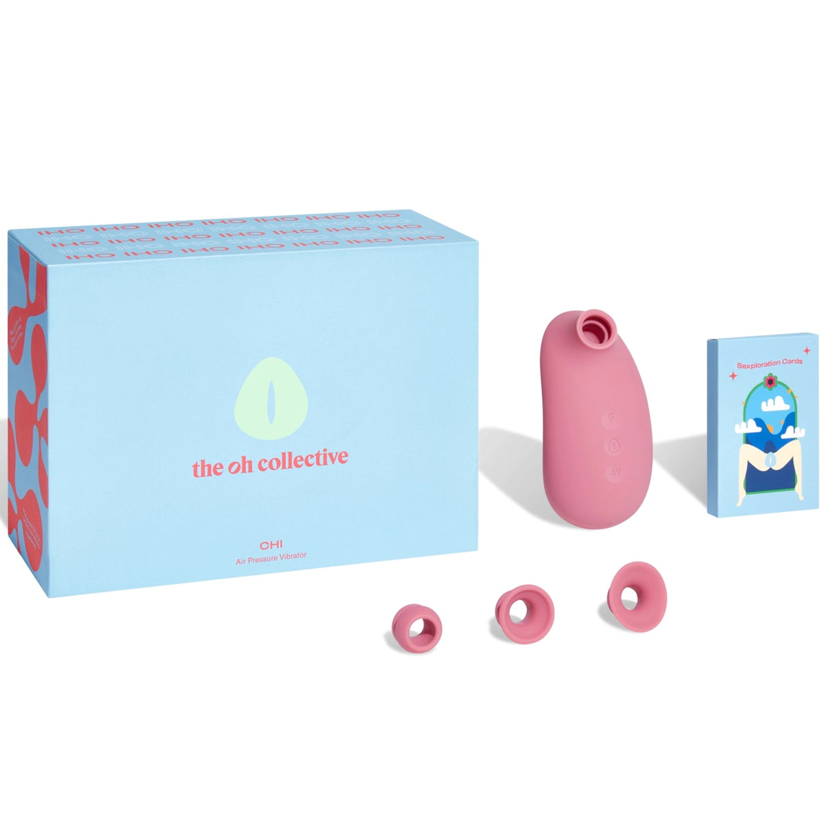 Clitoris Vibrator met luchtdruk technologie satisfyer air pressure Chi van Oh Collective duurzaam en veilig siliconen