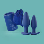 Buttplug set van 2 mini buttplug but plug safe material