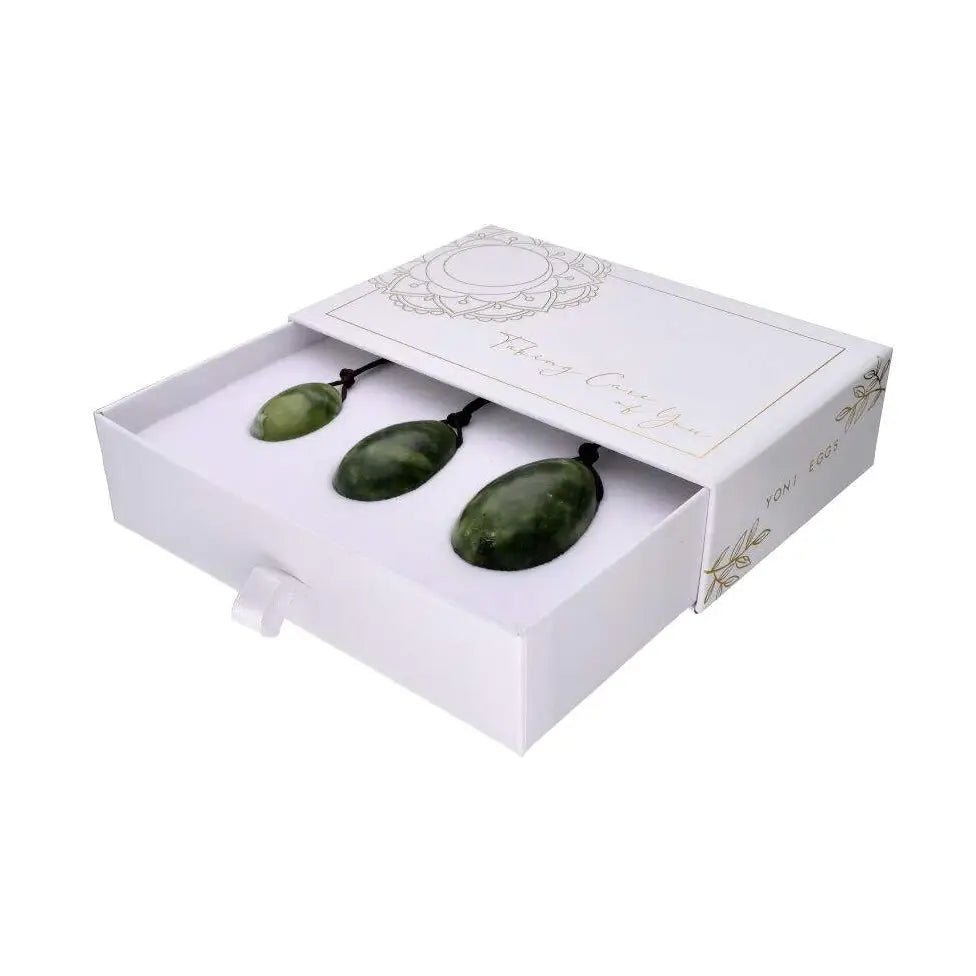 Yoni Eieren Jade in Geschenkdoos - LieLei